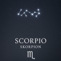 Zodiakalna biżuteria naszyjnik skorpion konstelacja gwiazd znak cyrkonie horoskop - srebro wodoodporna stal chirurgiczna